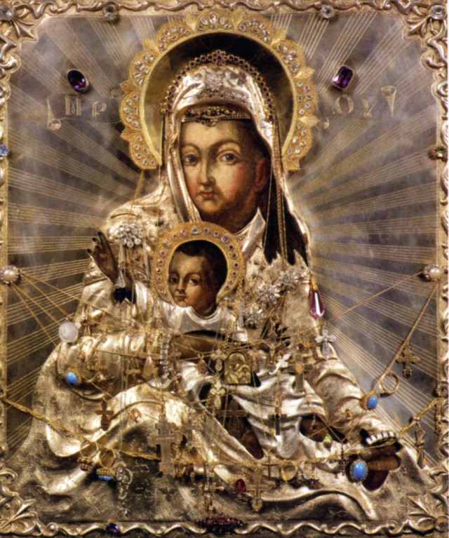 «Милостивая» Киккская икона Божией Матери (находится в Зачатьевском женском монастыре)
