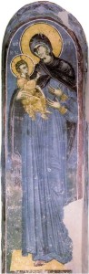 Белая церковь, село Каран, Сербия. Фрескав иконостасе 1340–1342 гг.