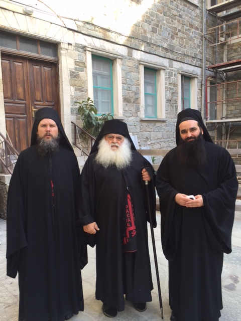 Настоятель монастыря Святого Павла схиархимандрит Парфений